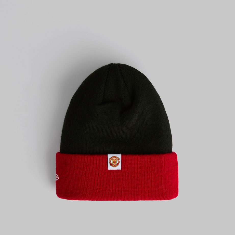 Cappello Berretto Maglia Manchester United Reversibile Nero Rosso Bianco Ufficia - Foto 2