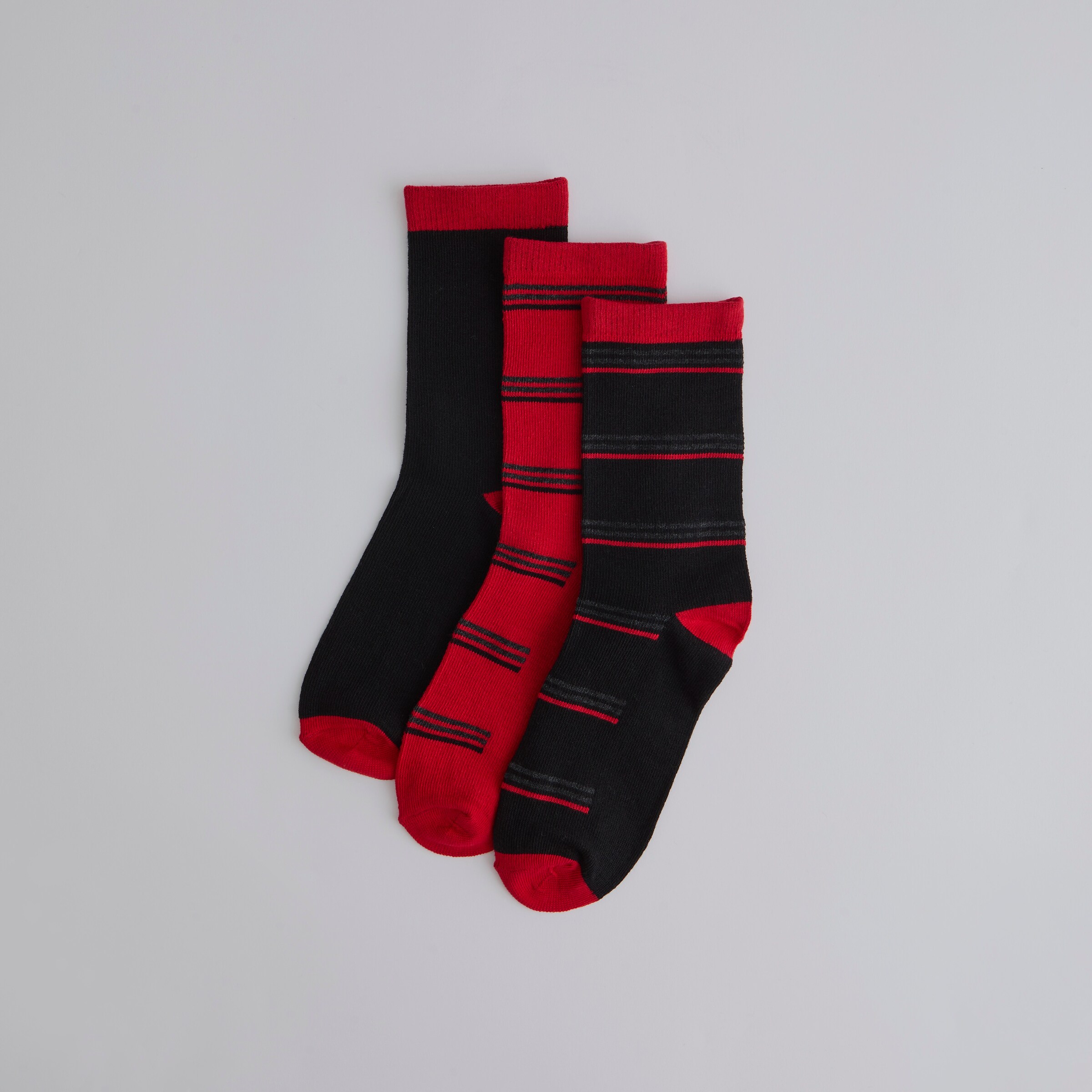 Manchester United Kids Striped Socks 2 Pack Multi Detail [2-4]