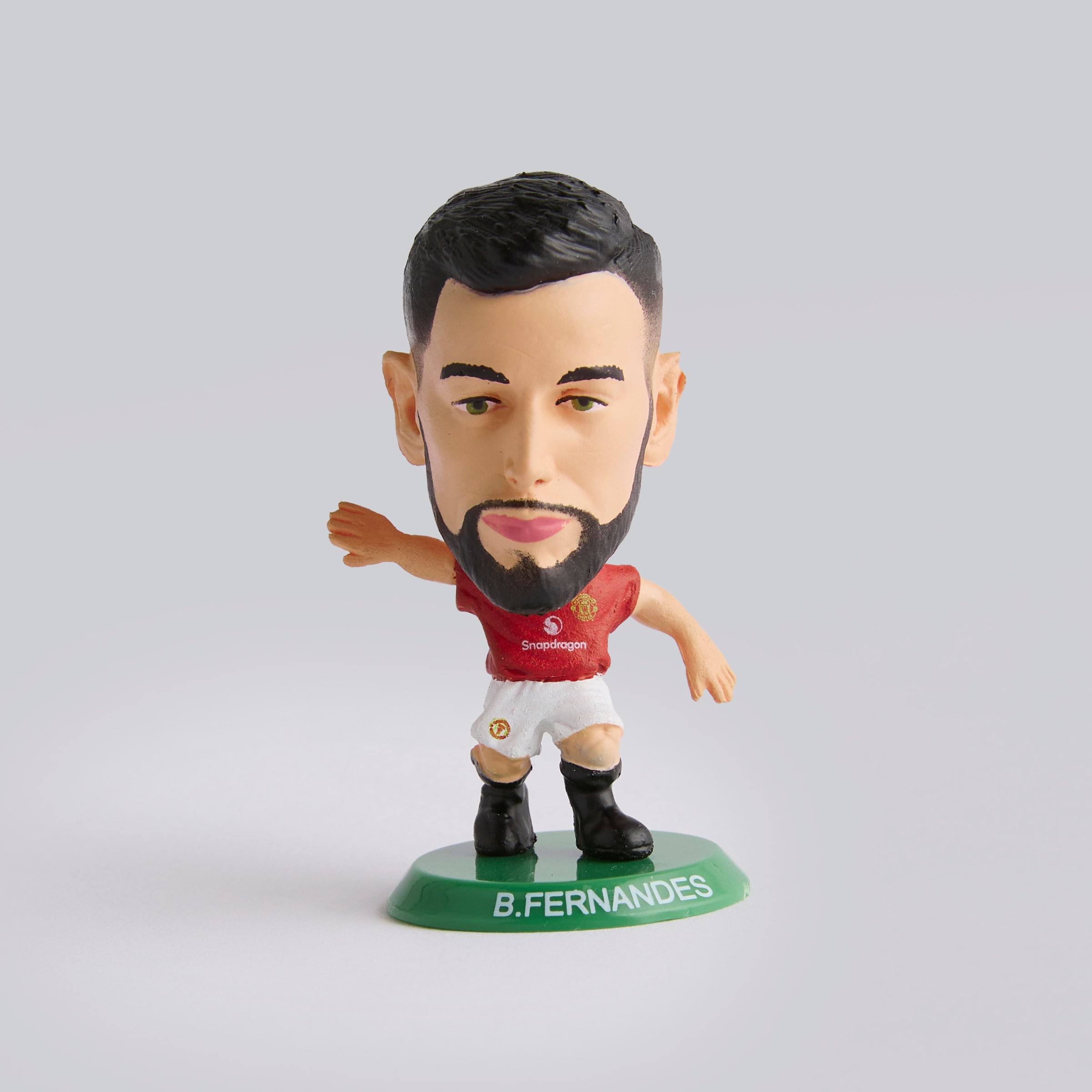 Manchester United SoccerStarz Bruno Fernandes Figurine Red Red