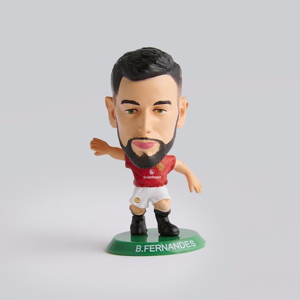 Manchester United SoccerStarz Bruno Fernandes Figurine Red Red
