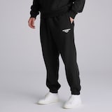 Manchester United Mens Print Joggers Black