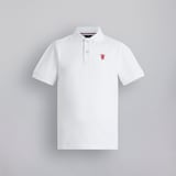 Manchester United Kids Devil Essentials Polo Shirt White