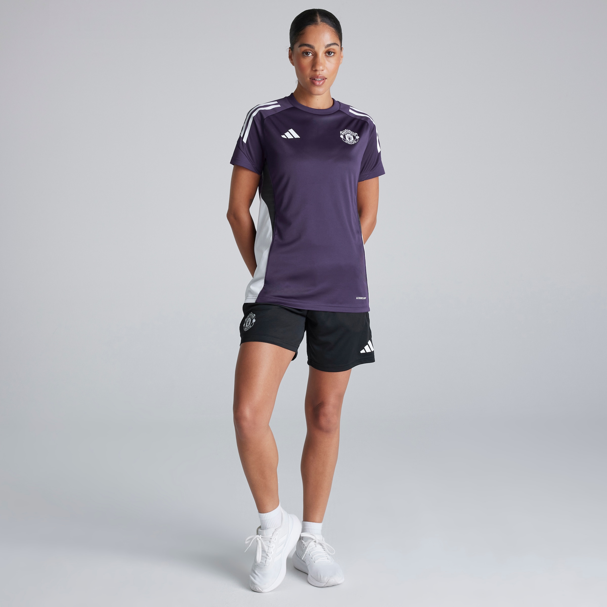 Manchester United Tiro 25 Competition Training Shorts Black Detail [3-5]