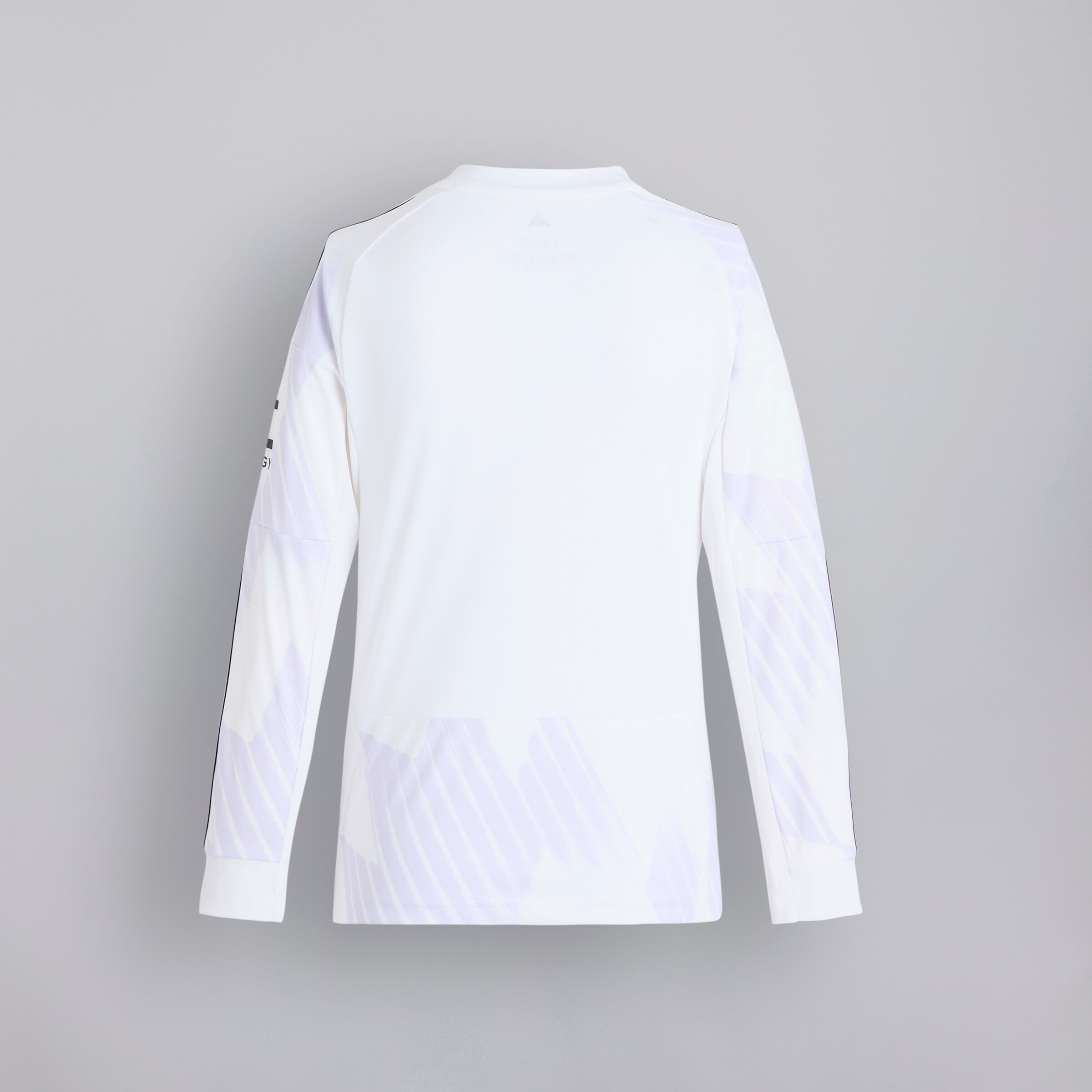 Manchester United 25/26 Long Sleeve Away Jersey Kids Blanc Détail [9-9]