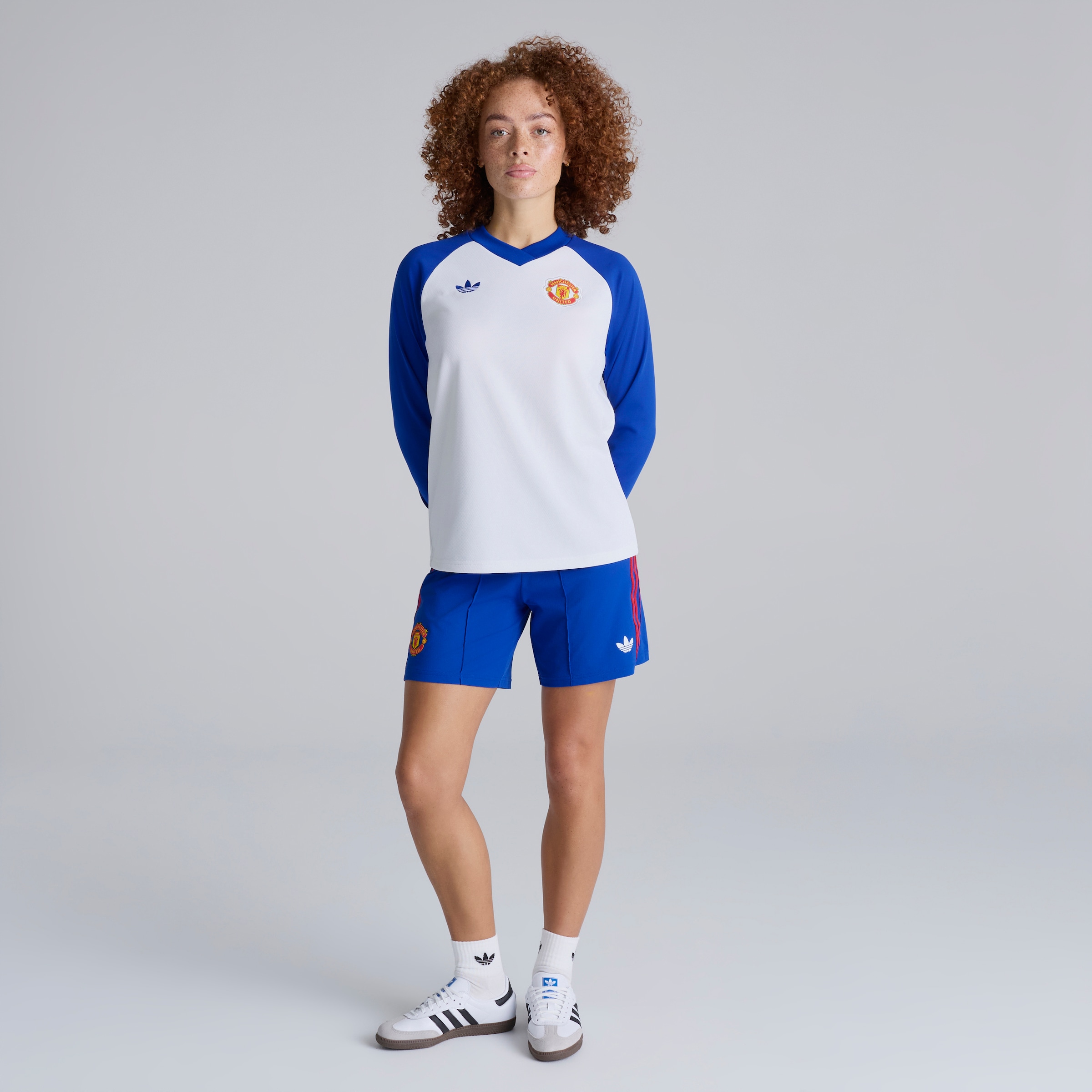 Manchester United Womens 26/27 Away Pre Match Warm Top Blanc Détail [3-6]