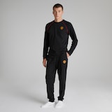 Manhester United Mens Long Sleeve Pyjama Set Black