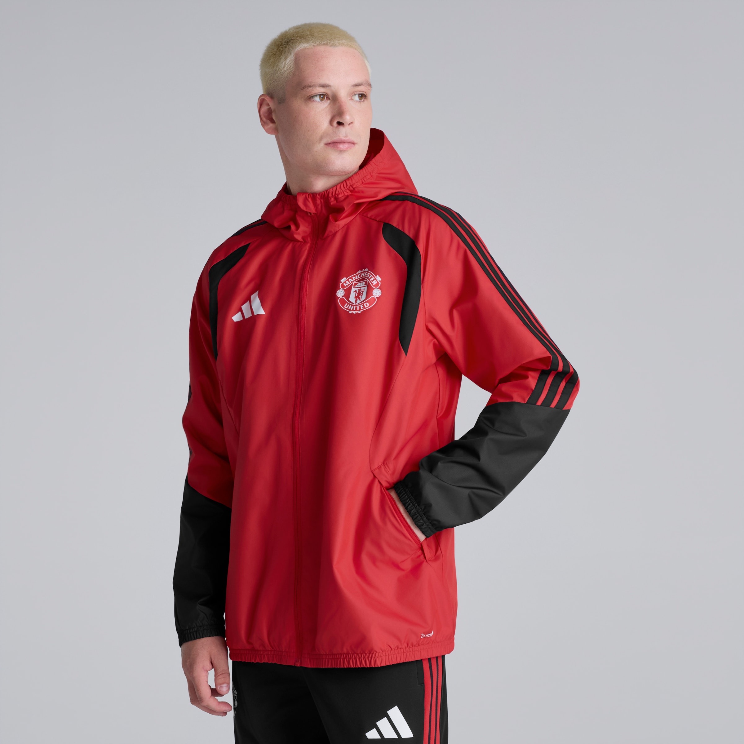 Manchester United 26/27 Training Tiro All Weather Jacket Red Red