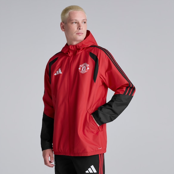 Manchester United 26/27 Training Tiro All Weather Jacket Red Red