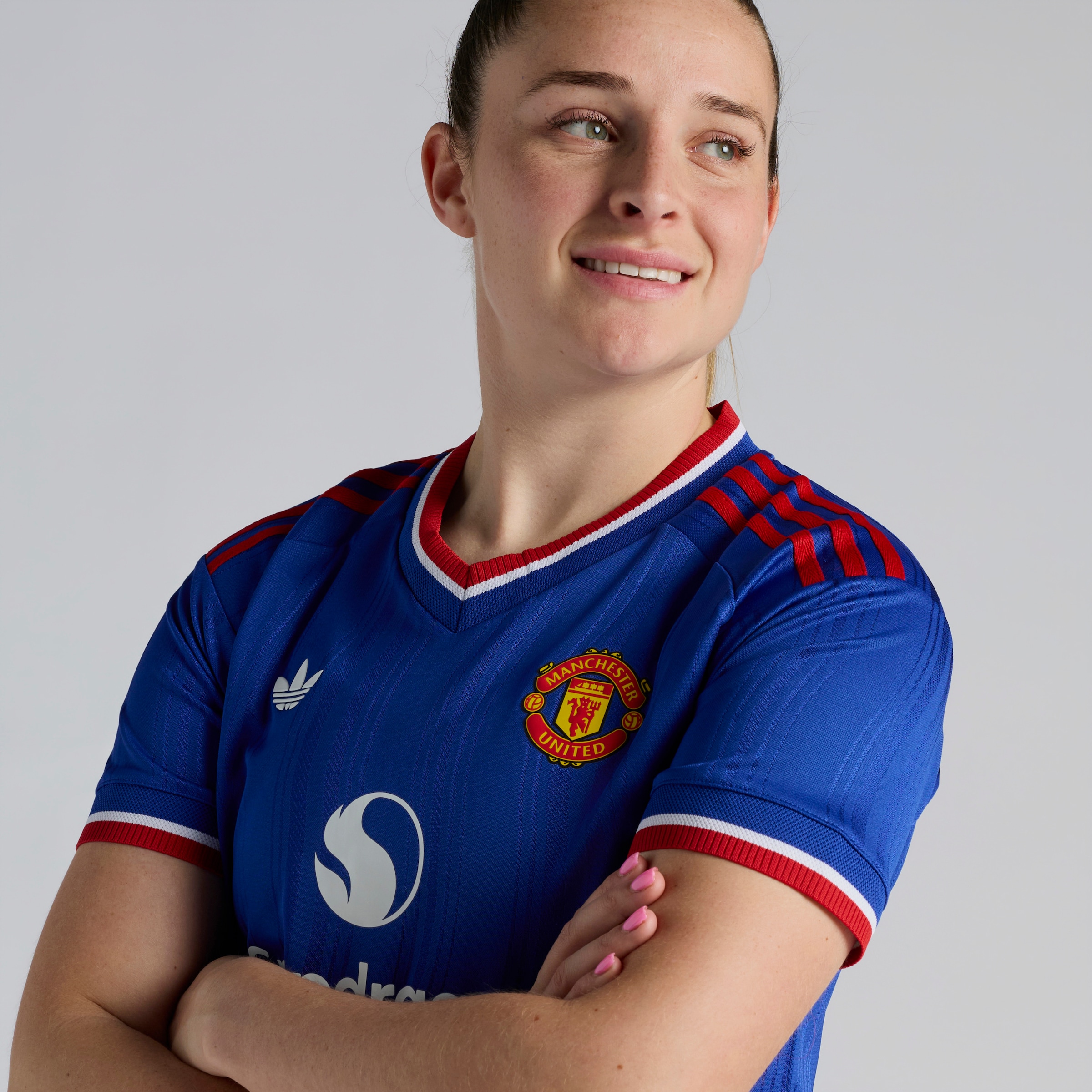 Manchester United Womens 26/27 Away Authentic Jersey 蓝色 细节 [3-4]