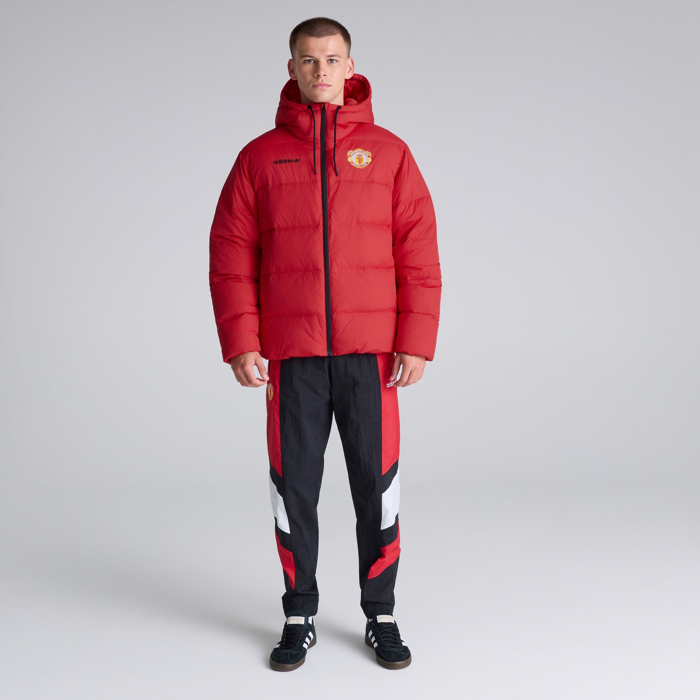 Manchester United x adidas EQT Down Jacket Red Red Detail [4-7]
