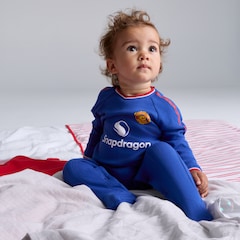 Manchester United Baby 26/27 Away Sleepsuit Blue