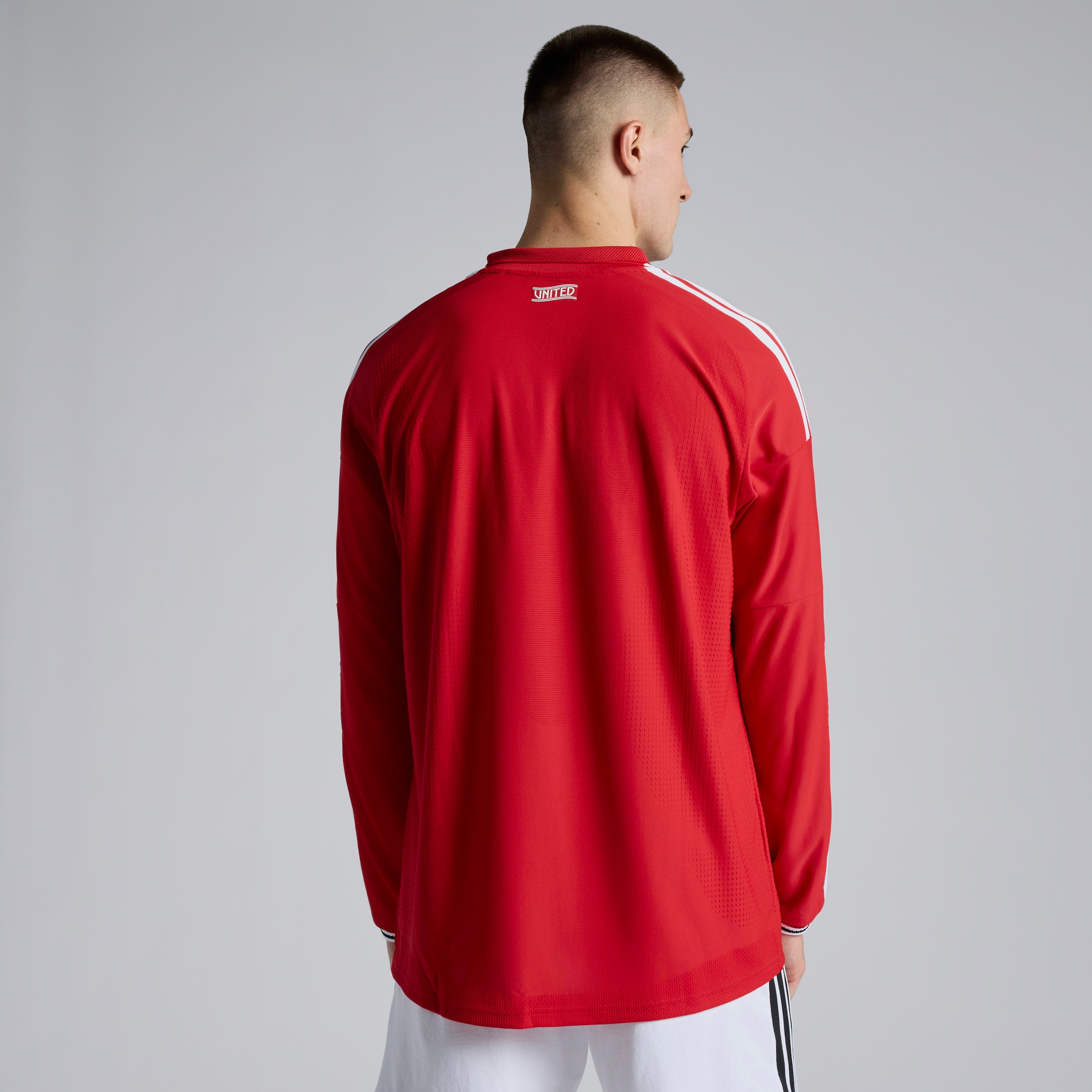 Manchester United 26/27 Home Authentic Long Sleeve Jersey Rouge Détail [2-6]