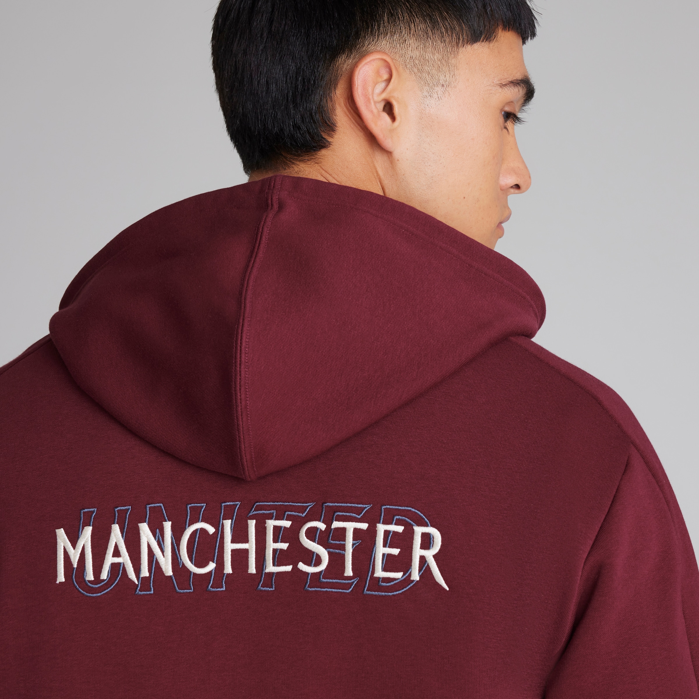 Jacket Manchester United Travel Hoodie Maroon Buy Manchester