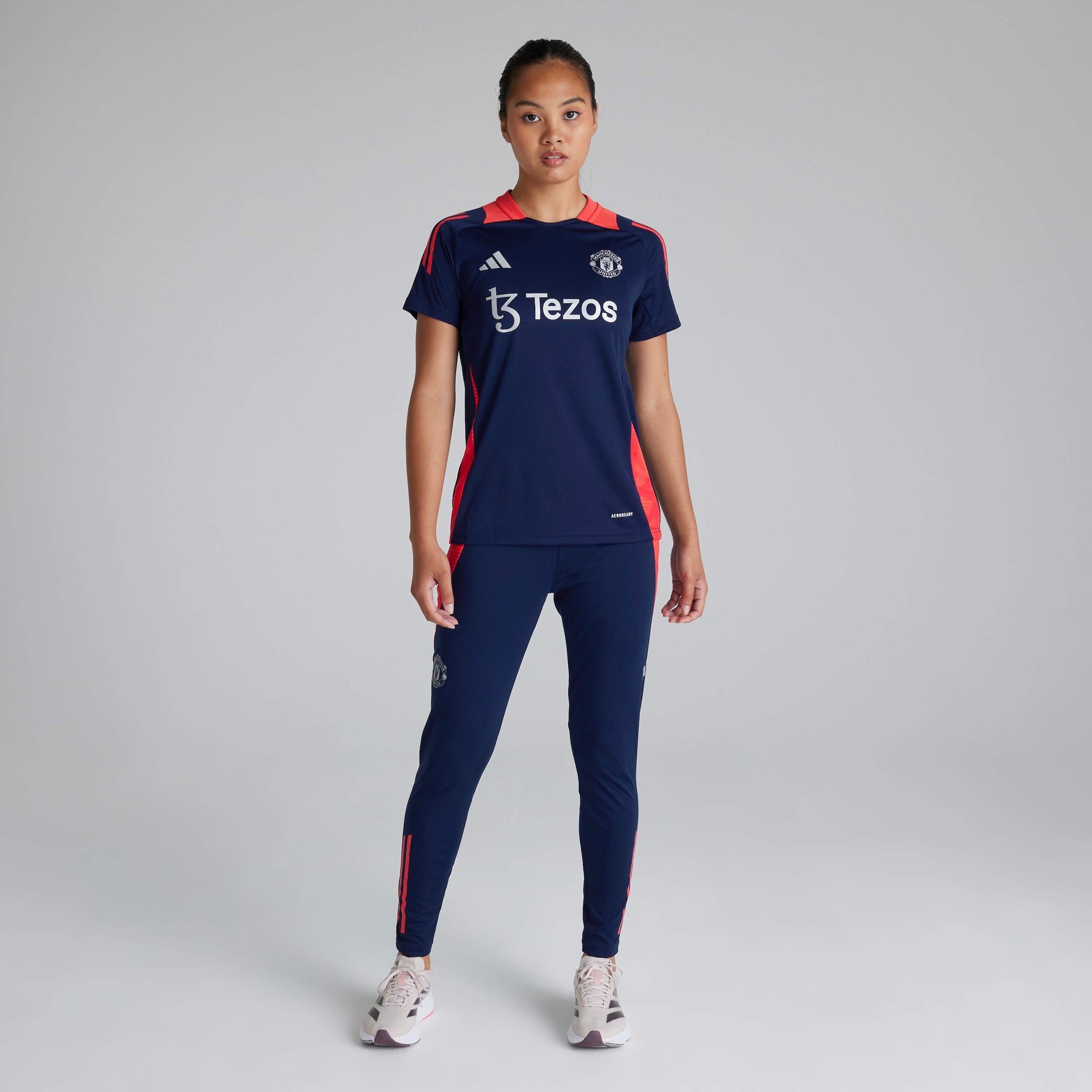 Buy Manchester United Womens Training Tiro 24 Jersey Blue