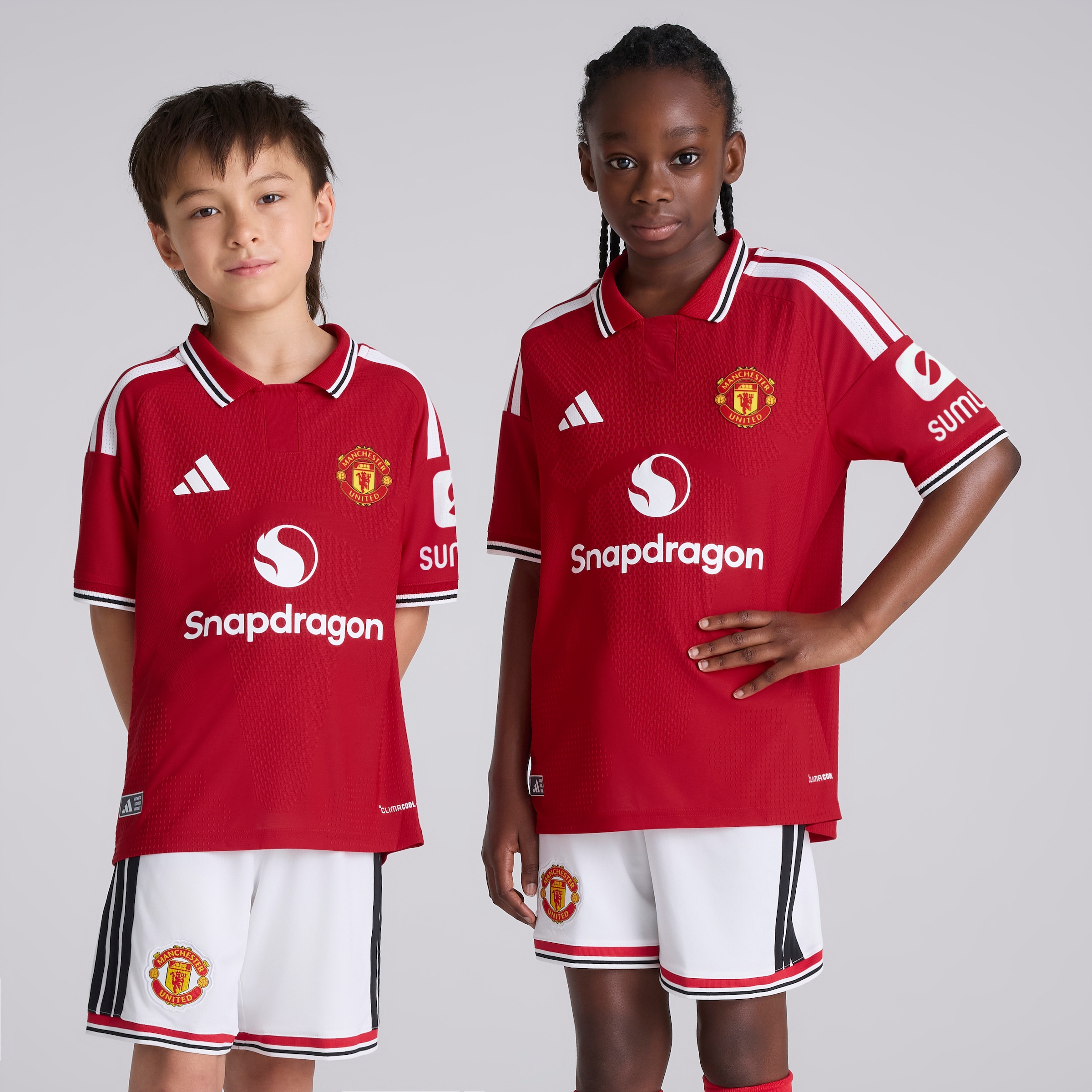 Manchester United Kids 26/27 Home Authentic Jersey Red