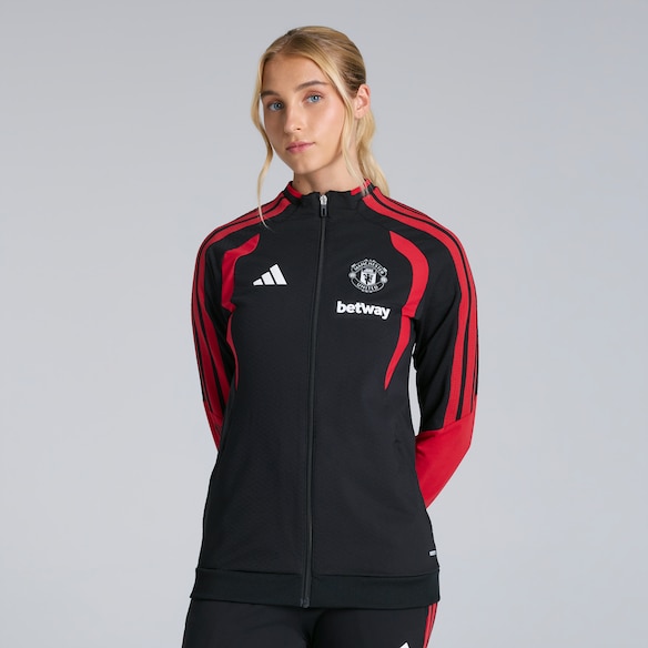 Manchester United Womens 26/27 Training Tiro Authentic Jacket Black (Sponsored) 검정색