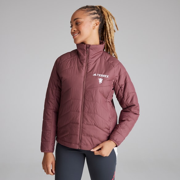 Manchester United x adidas Womens Terrex Multi Synthetic Jacket Pink Pink