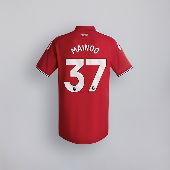 Manchester United 26/27 Home Kids Jersey with Mainoo 37 EPL Printing & Badge Red