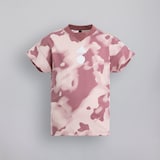 Manchester United x adidas Kids Future Icons Camo Print T-Shirt Burgundy