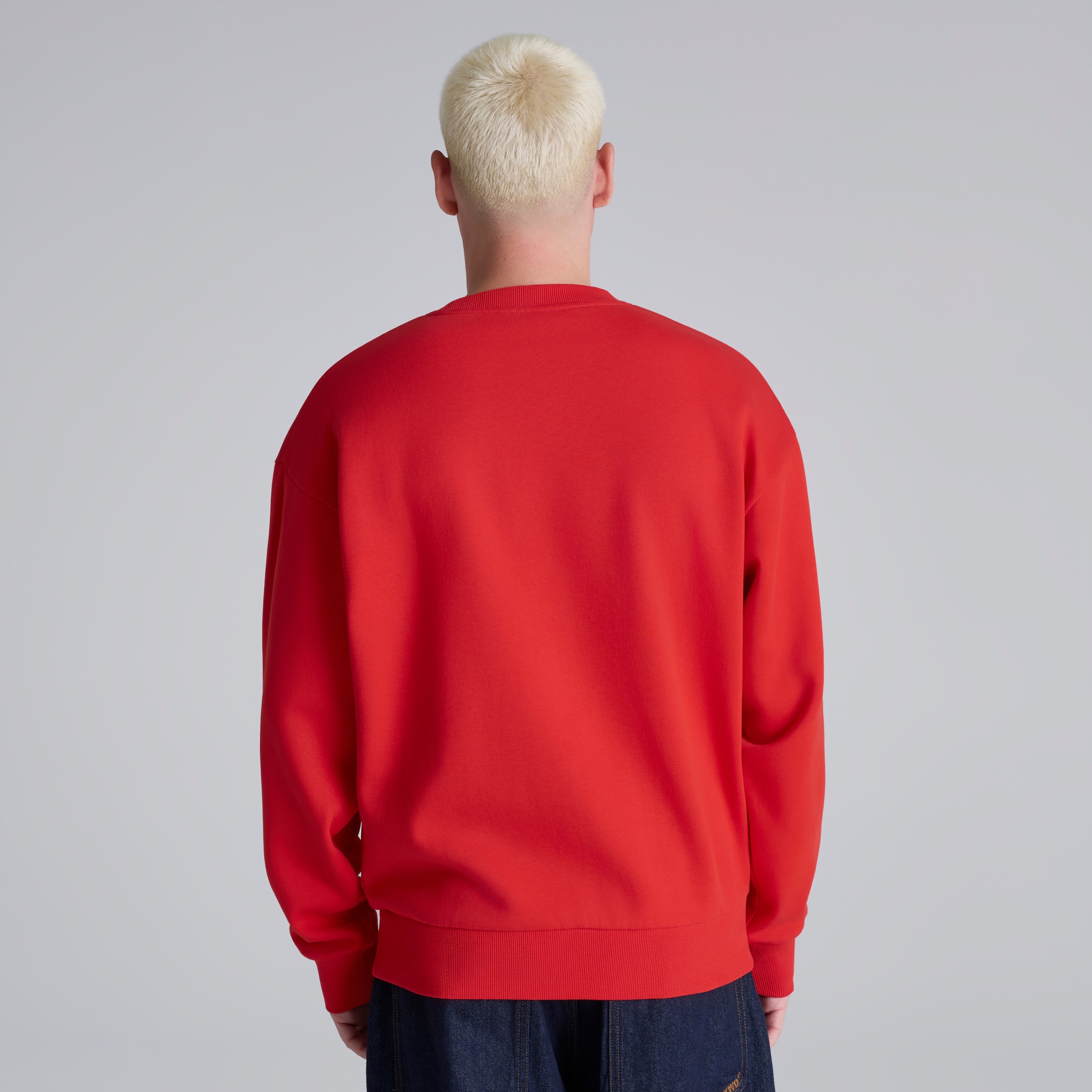 Manchester United Club Colours Sweatshirt Red Rouge Détail [2-5]