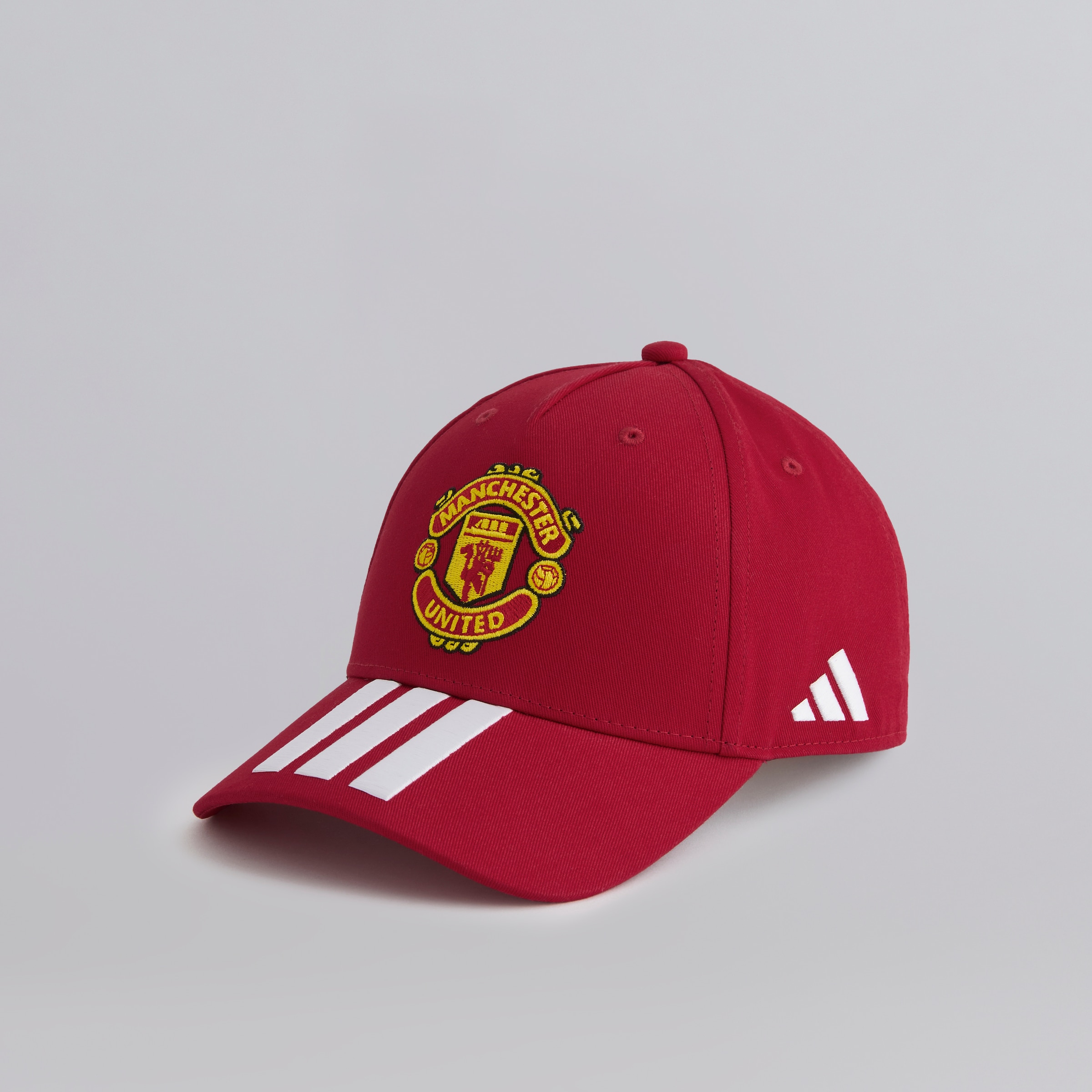 Manchester United x adidas Kids Home Baseball Cap Red Red Detail [3-5]