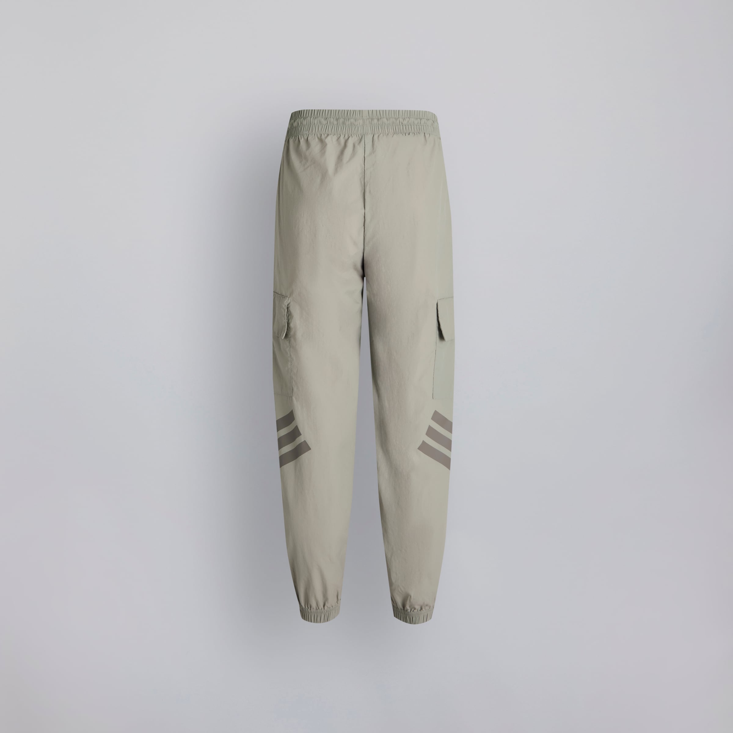 Manchester United x adidas Future Icons 3-Stripes Woven Pants Kids Gris Détail [2-2]
