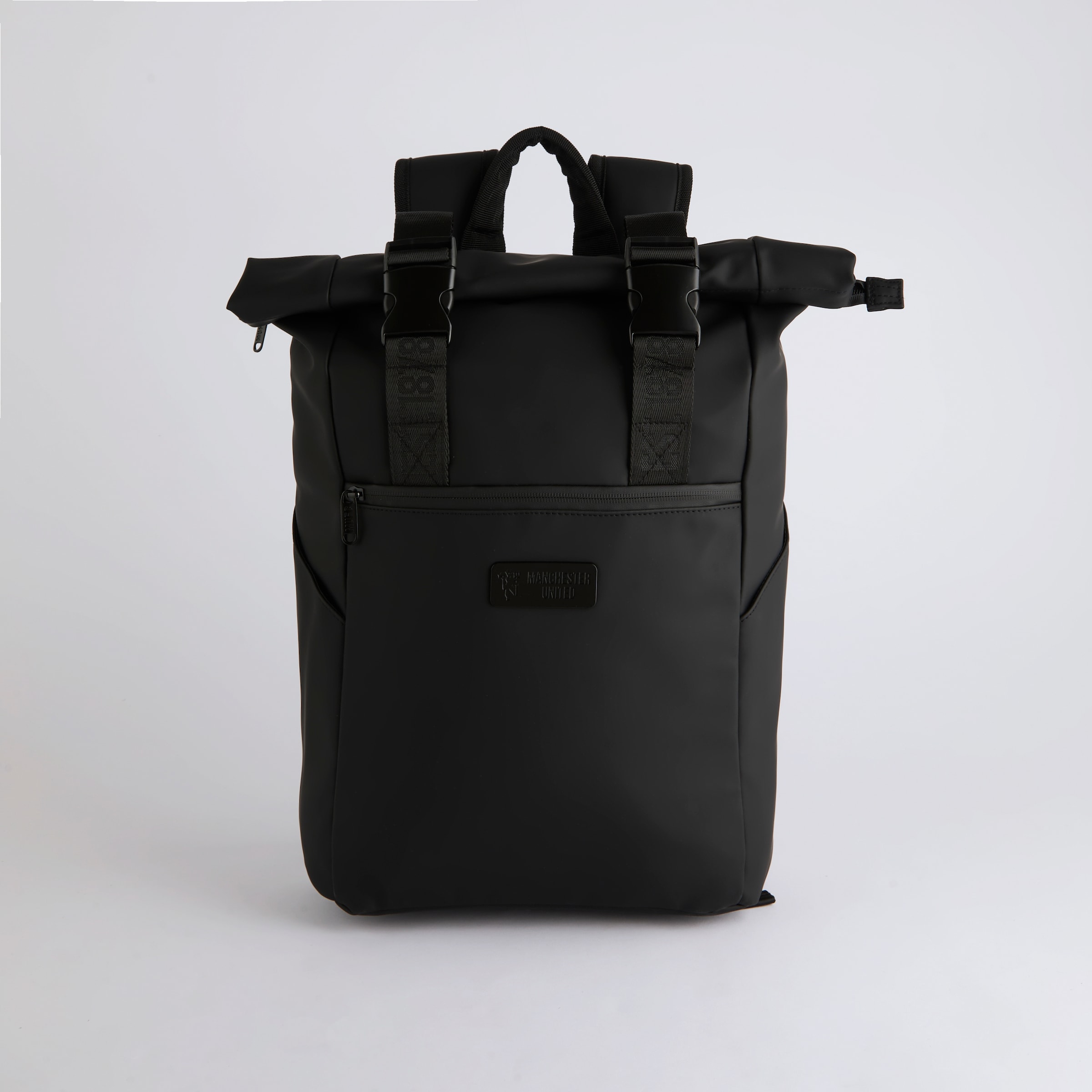 Manchester United Executive Rolltop Backpack Black Black