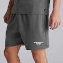 Manchester United Mens Print Shorts Slate