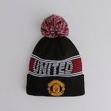 Manchester United x New Era Sport Knit Bobble Beanie Black