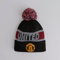 Manchester United x New Era Sport Knit Bobble Beanie Black