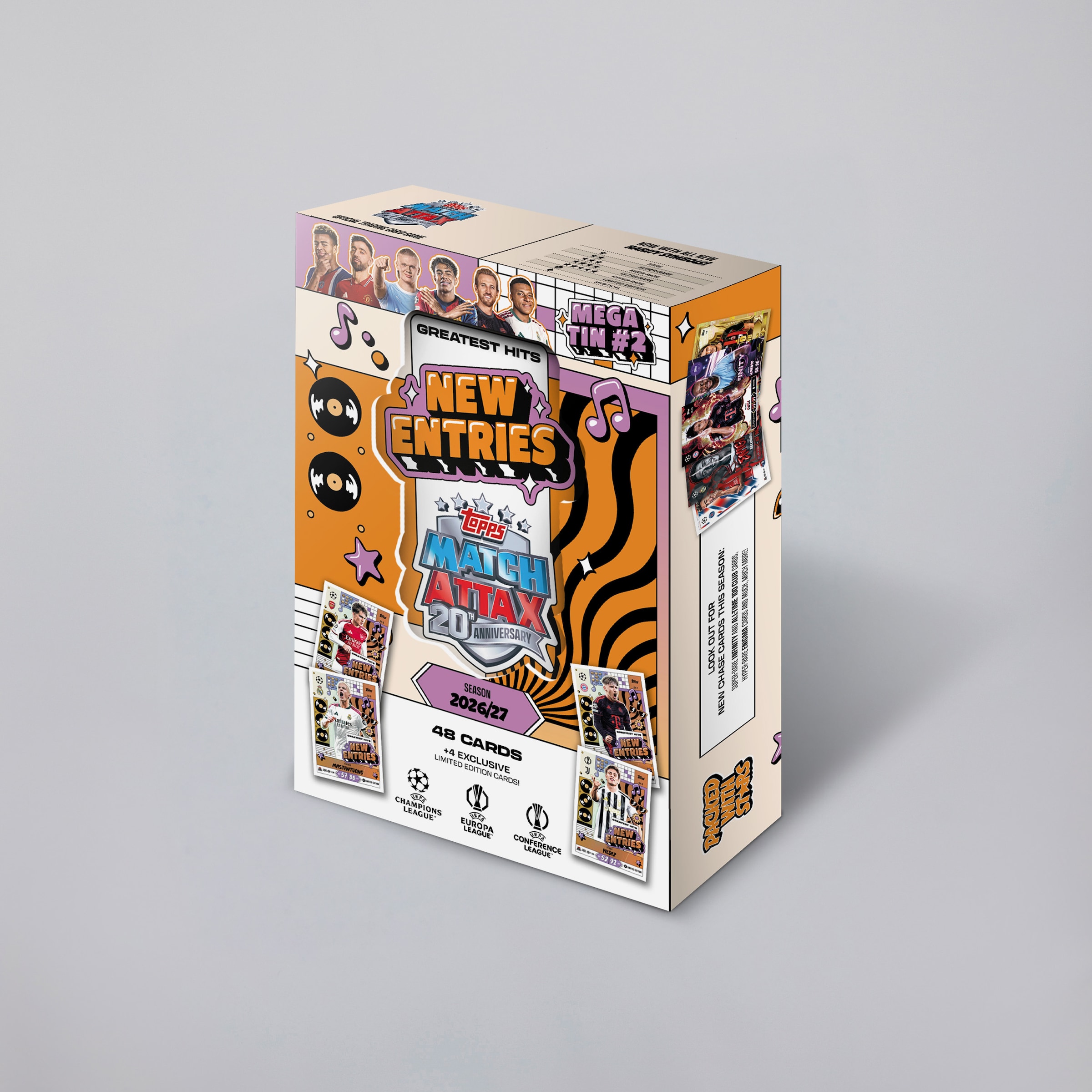 Topps Match Attax UCC 26/27 Mega Tin 다색 세부 사항 [2-3]