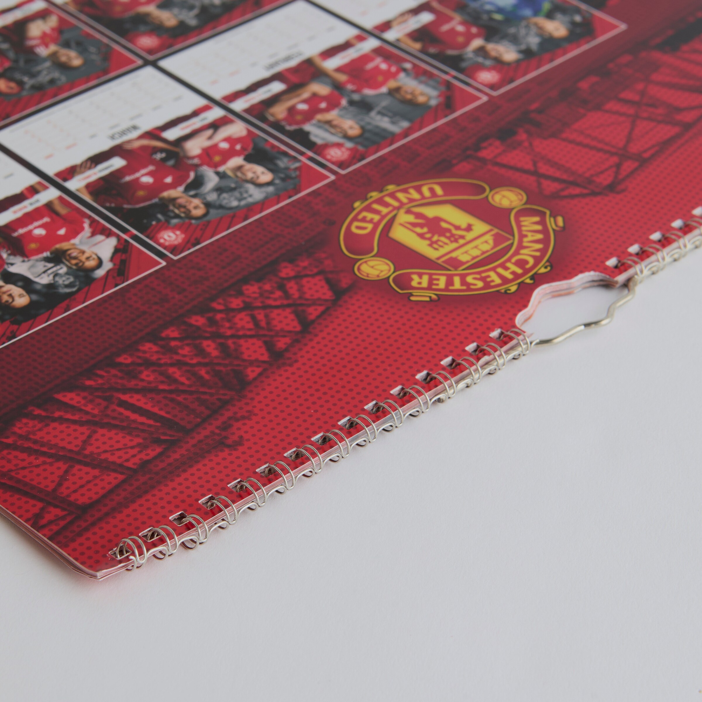 Manchester United 2025 A3 Core Womens Player Calendar Red Red Detail [4-4]