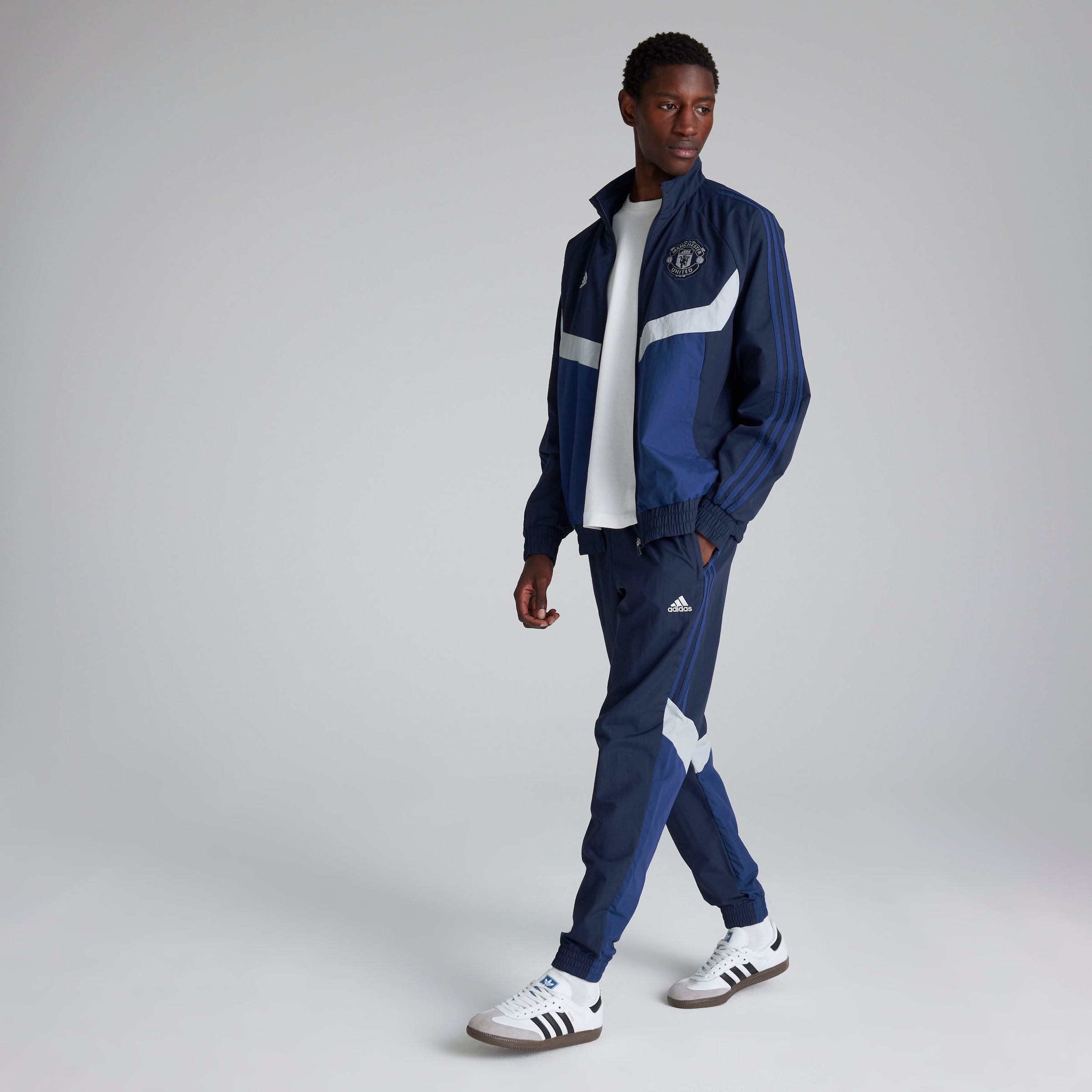 Buy Manchester United x adidas Mens SZN Track Tracksuit Bottoms