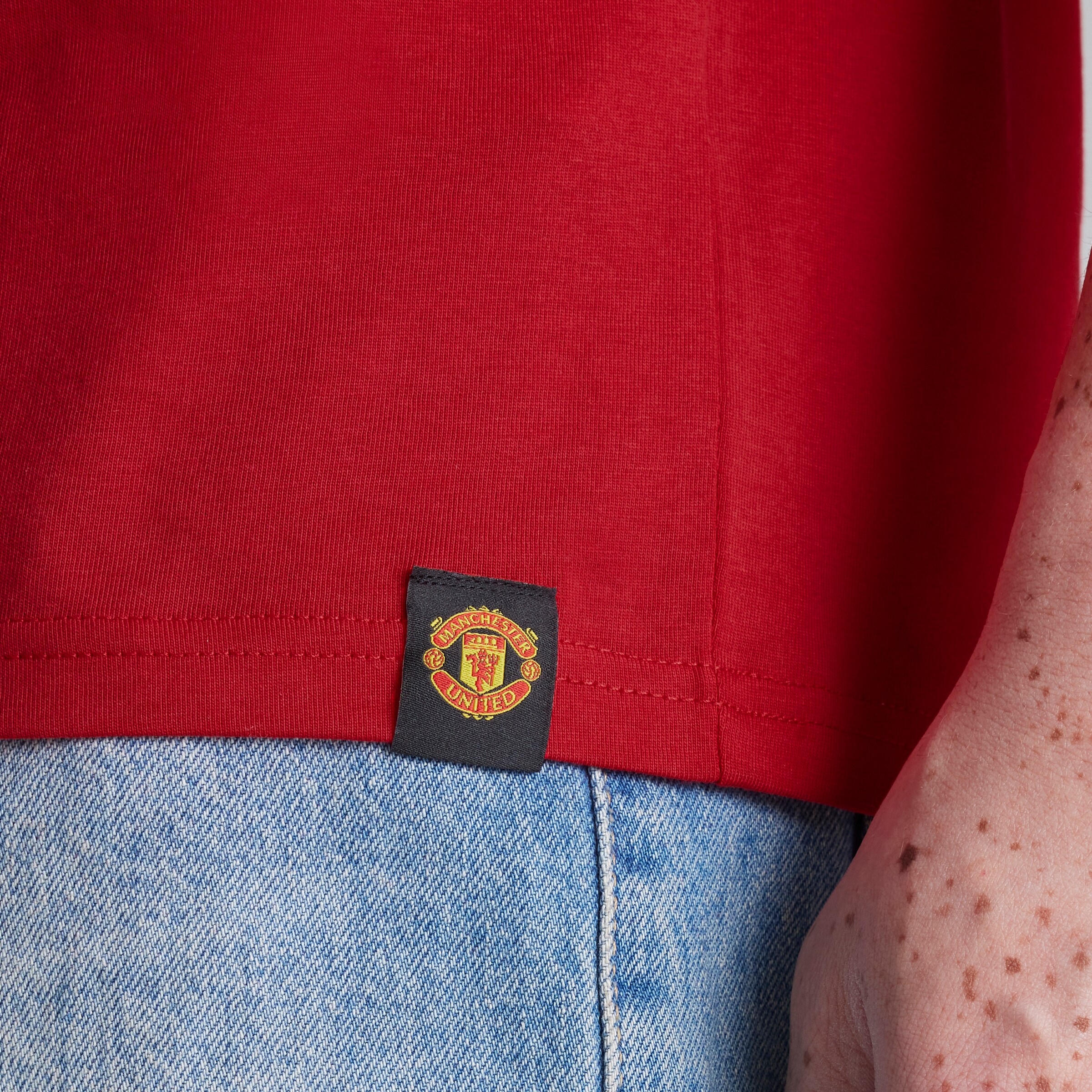 Manchester United Fernandes 8 T-Shirt Red Rouge Détail [5-5]