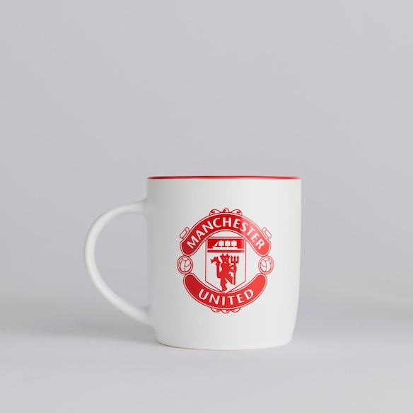 Manchester United Matte Mug White