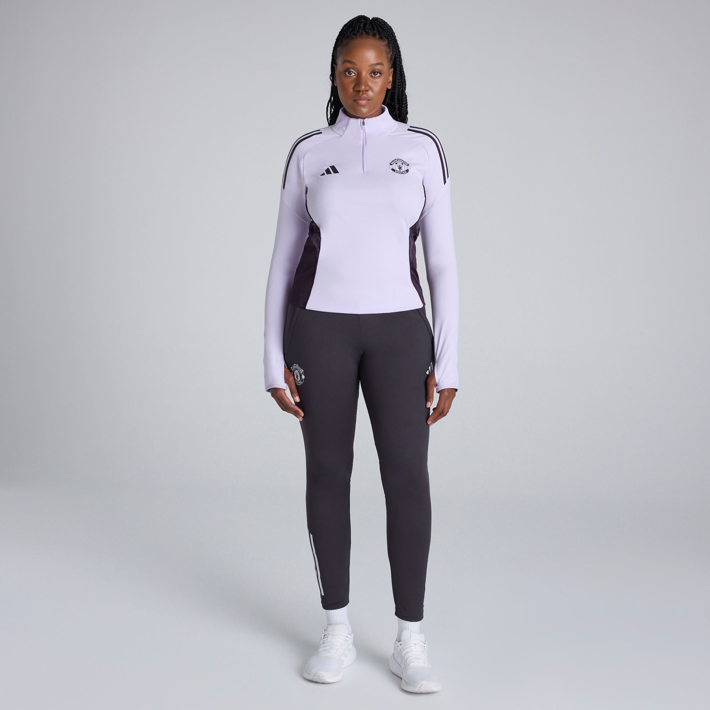 Manchester United Tiro 25 Competition Training Pants Purple Detail [3-5]