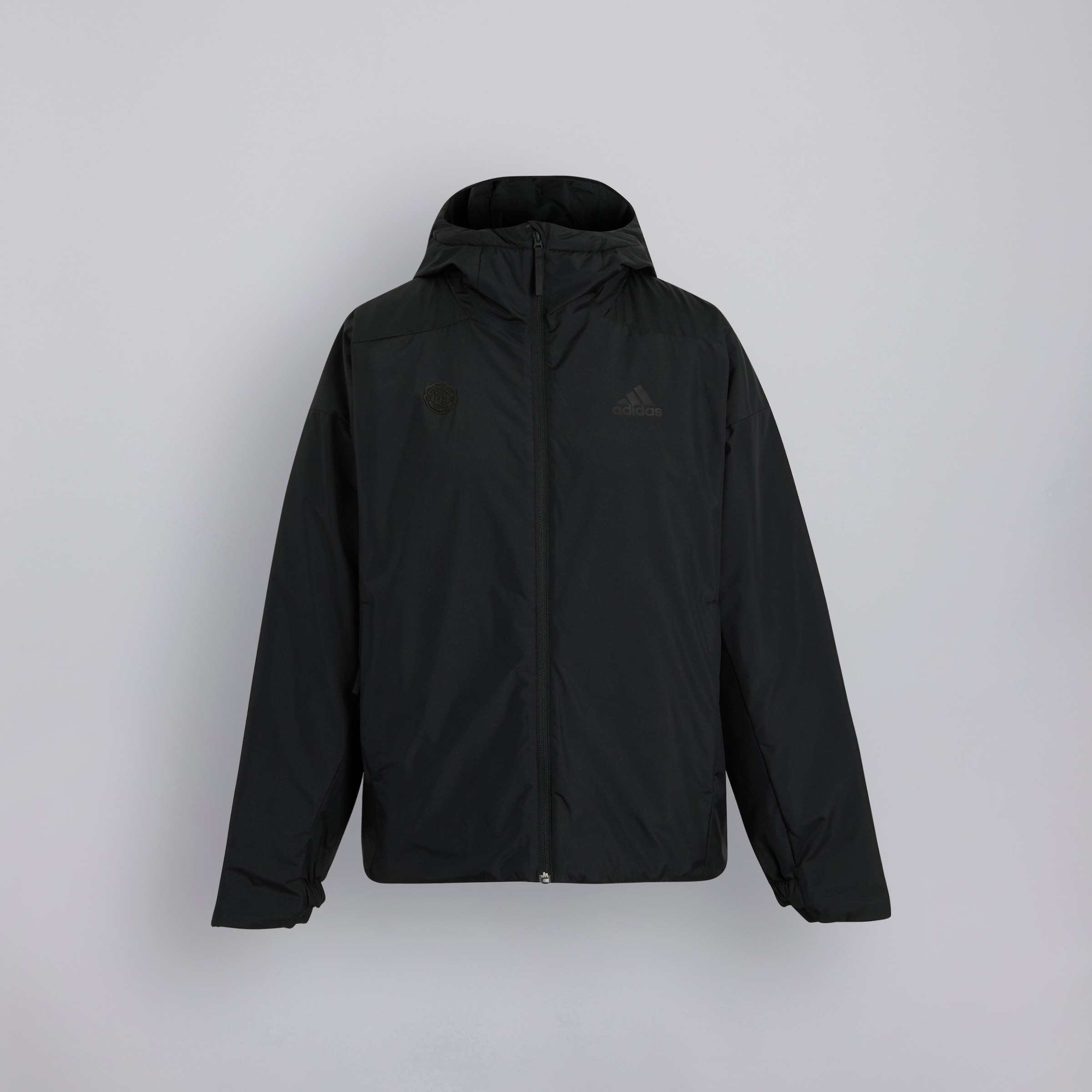 Manchester United x adidas Traveer Jacket Black Schwarz