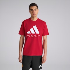 Manchester United x adidas DNA Graphic T-Shirt Red