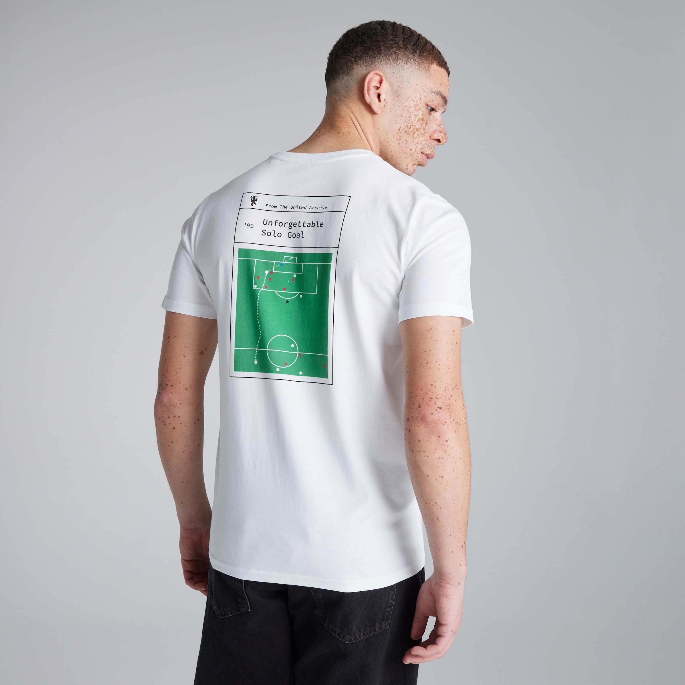 Manchester United 99 Goal Tactics T-Shirt White White