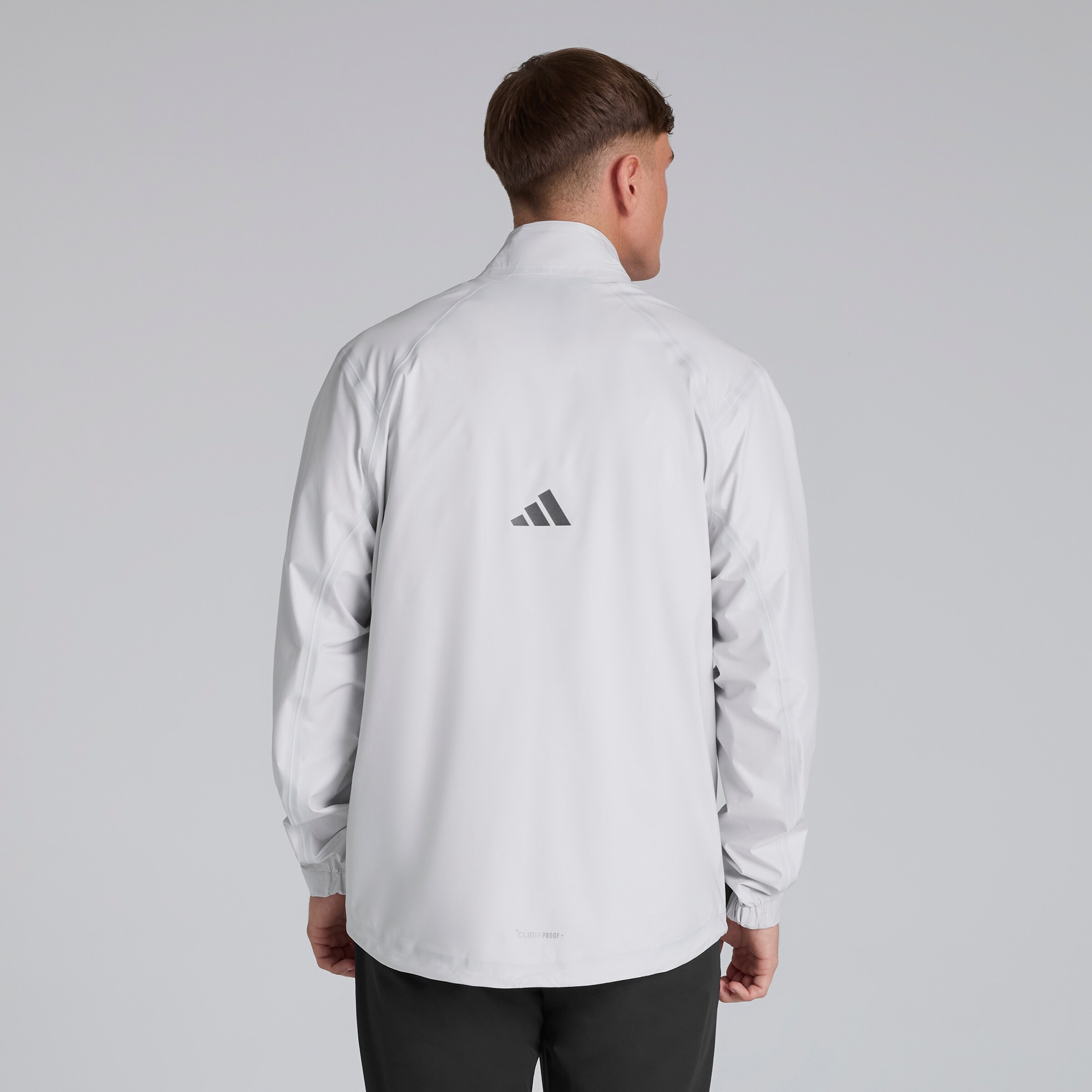 Manchester United x adidas Golf Ultimate365 Tour CLIMAPROOF+ Jacket Grey Grey Detail [2-5]