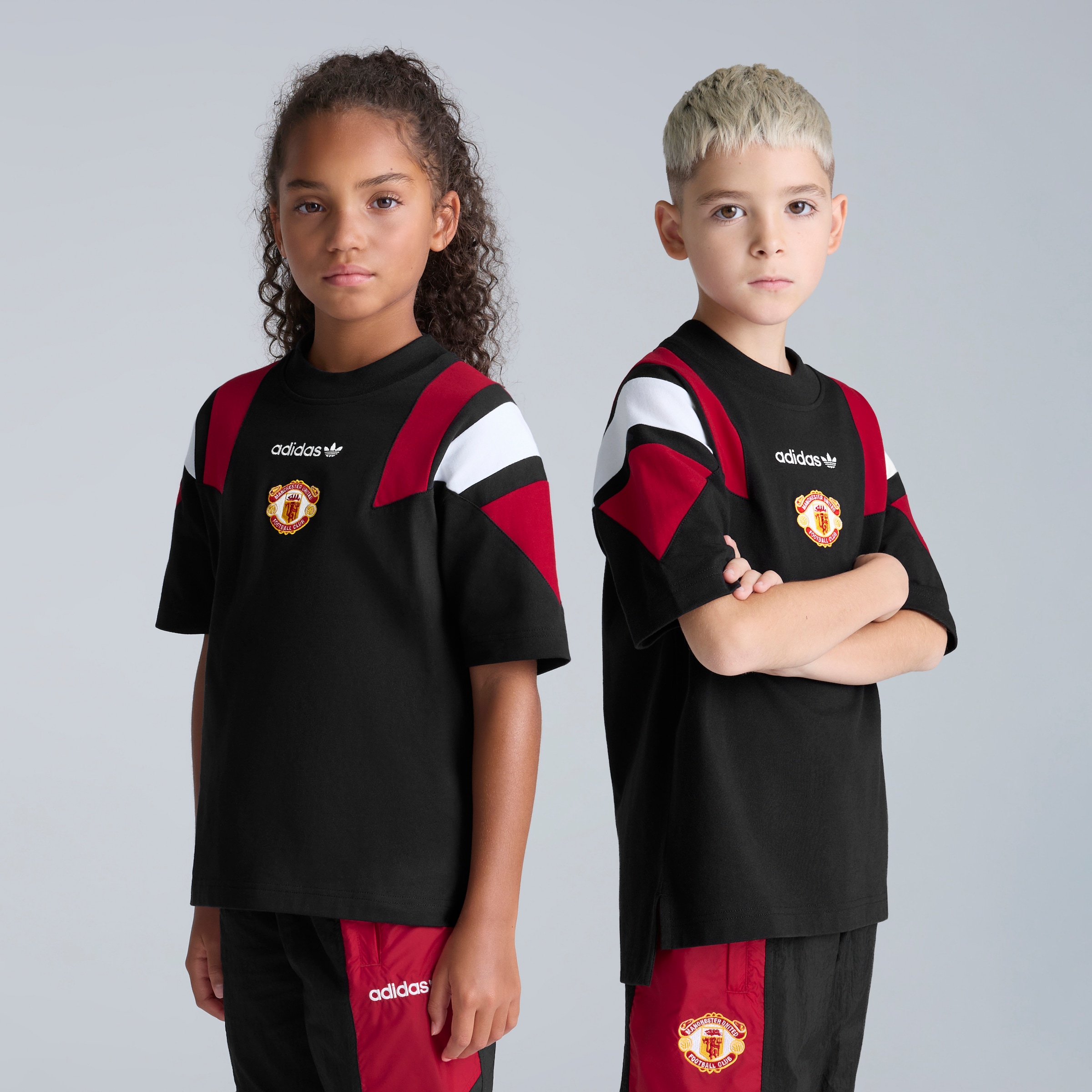 Manchester United x adidas Kids EQT T-Shirt Black Black