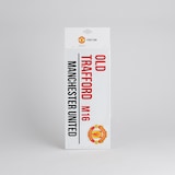 Manchester United Street Sign White