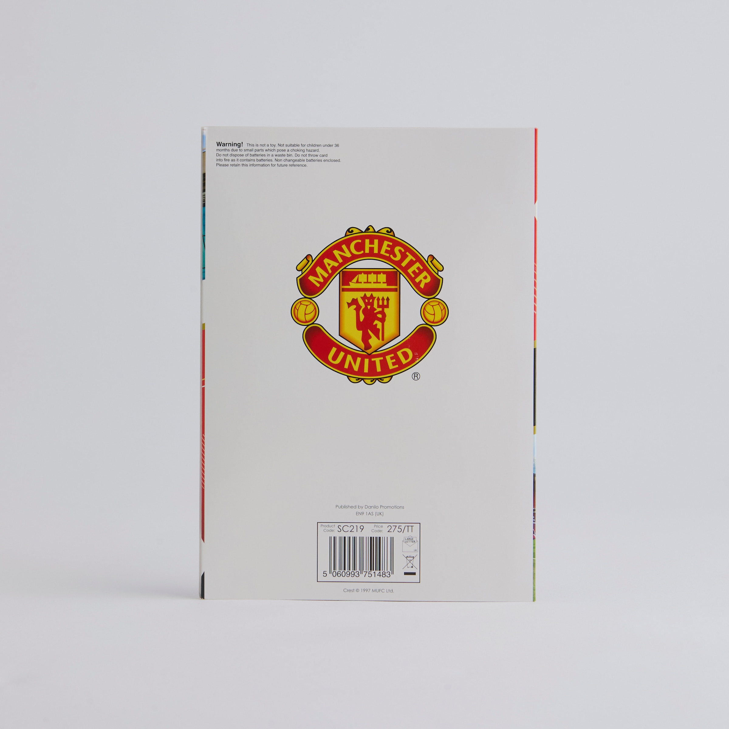 Manchester United Birthday Card Sound Card Red Red Detail [2-4]