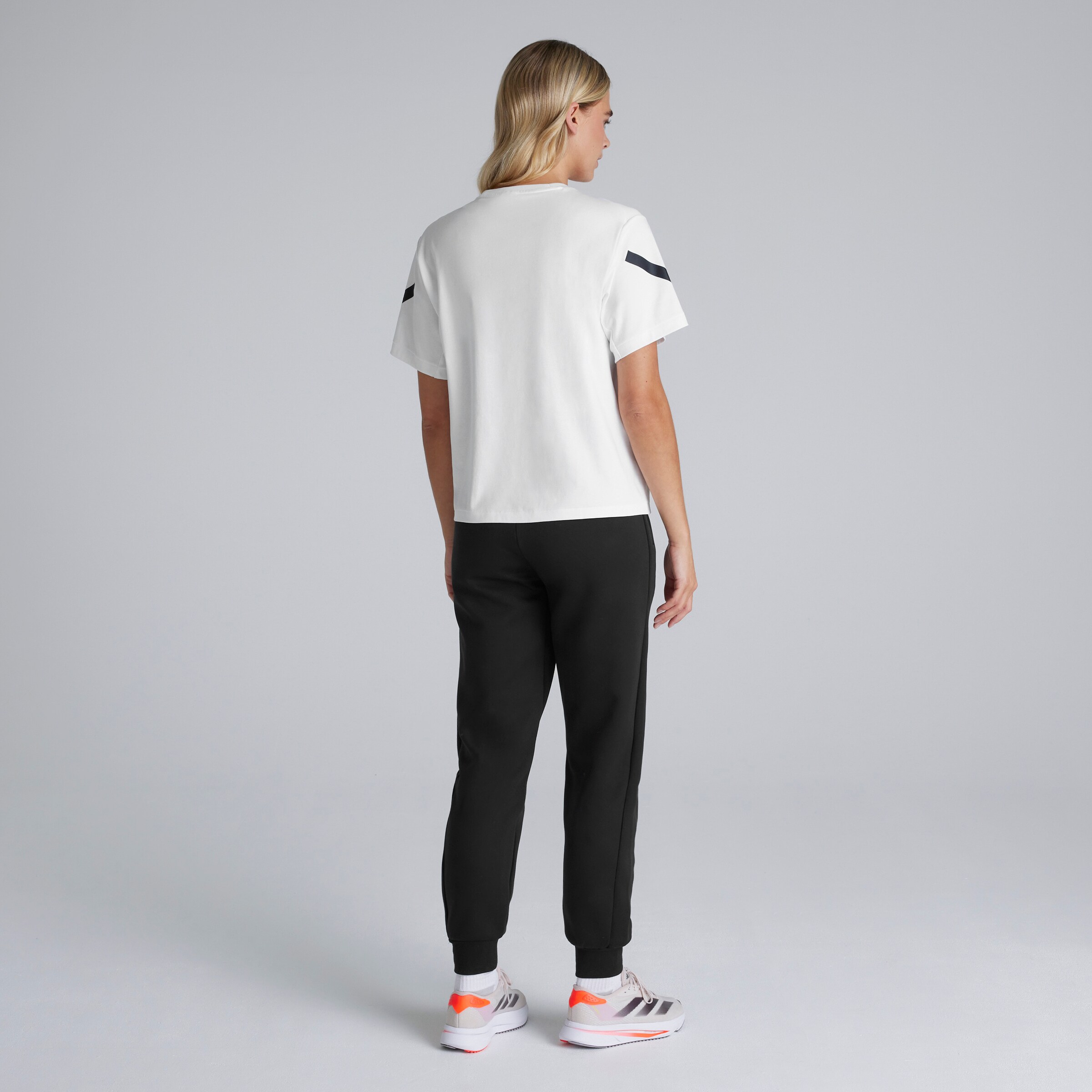 Pantalons de SurvÃªtement Noir Z.N.E. de Manchester United x adidas Femmes Noir Détail [2-6]