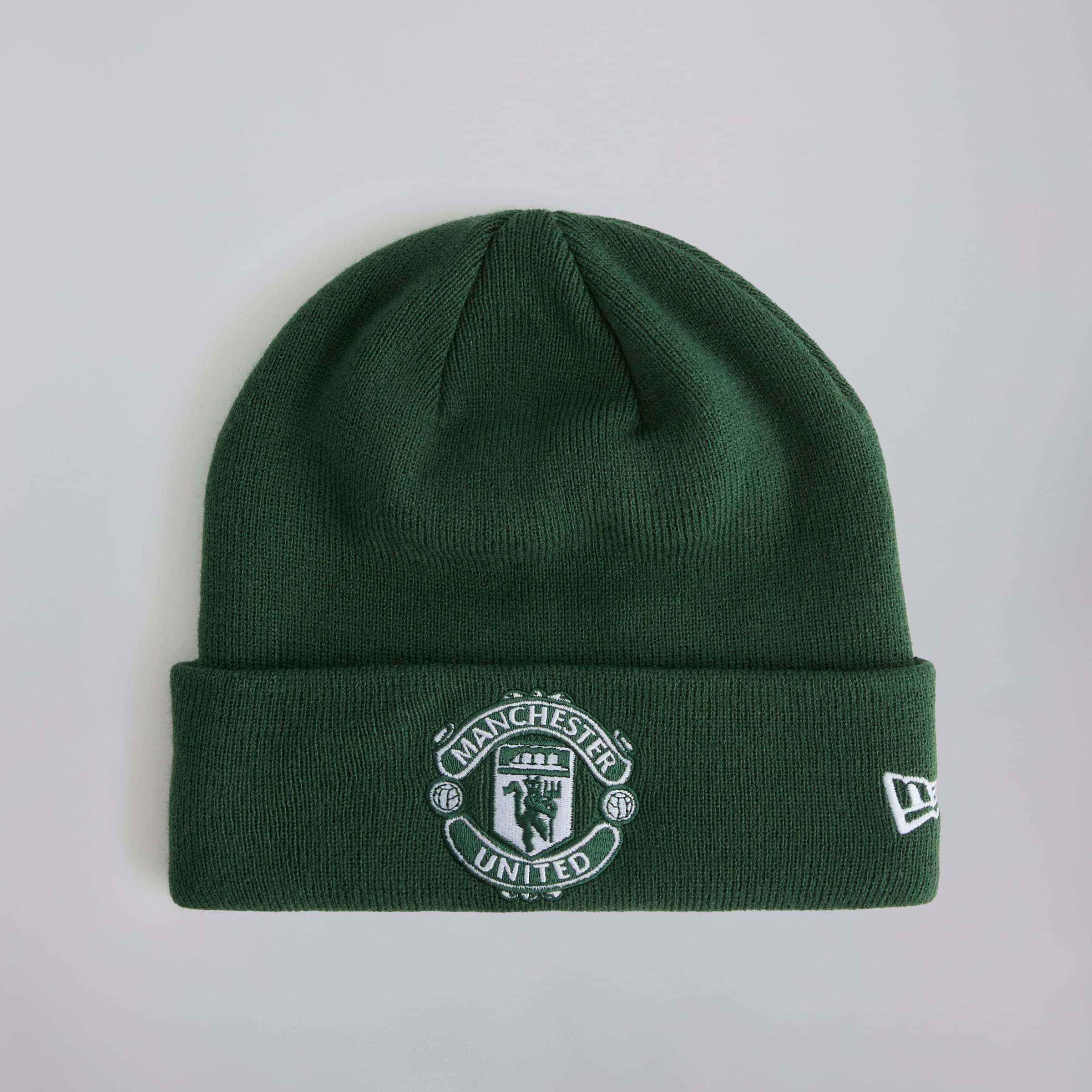 Manchester United x New Era Tonal Beanie Green Green
