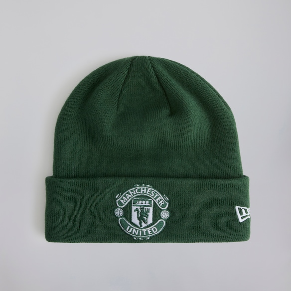 Manchester United x New Era Tonal Beanie Green Green