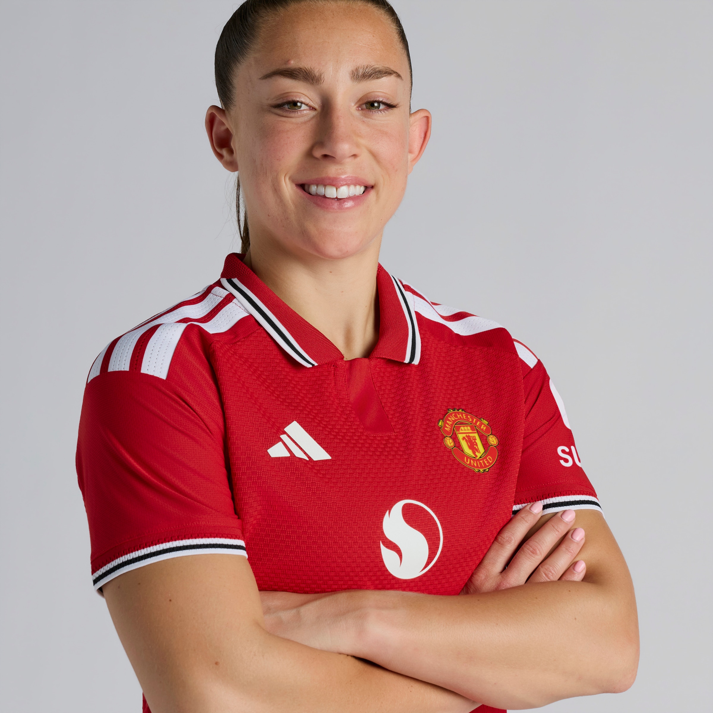 Manchester United Womens 26/27 Home Authentic Jersey Red Detail [4-6]