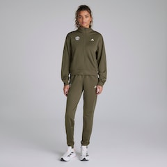 Manchester United x adidas Womens Essentials Feelcozy Tracksuit Green