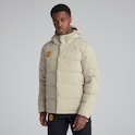 Chaqueta Helionic con Capucha de Plumas de Hombre de Adidas Manchester United Beige