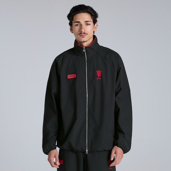 Manchester United x adidas SPZL FC Track Top Black Black
